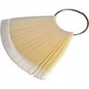 Satin Vzorník farieb na koliesku béžový