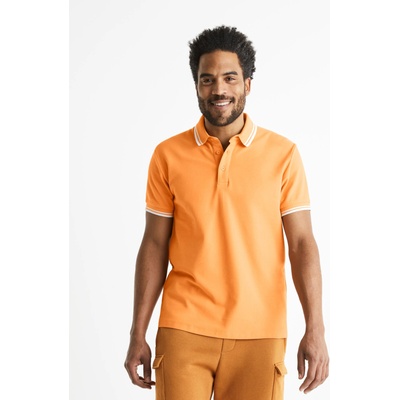 Celio Beline Поло тениска Celio | Oranzhev | МЪЖЕ | S