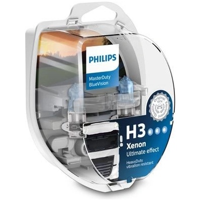 Philips MaterDuty BlueVision H3 PK22s 24V 70V 13336MDBVS2 2ks
