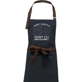 Dřevěné uhlí What exactly didnt you understand physics Zástěra Vintage