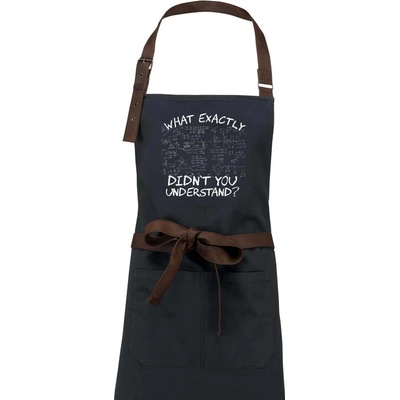 Dřevěné uhlí What exactly didnt you understand physics Zástěra Vintage