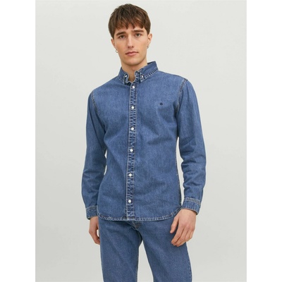 JACK & JONES Мъжка синя дънкова риза Jack & Jones Felix Jack & Jones | Sin | МЪЖЕ | M