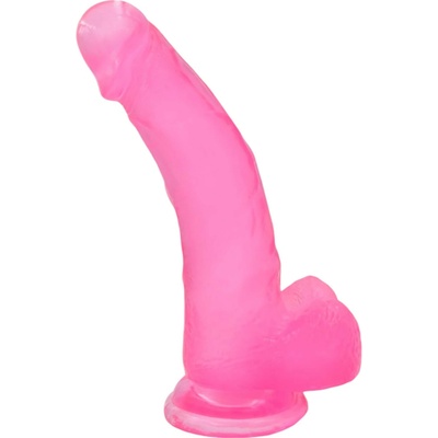 Lovetoy Jelly Studs prísavný dildo 20 cm ružový