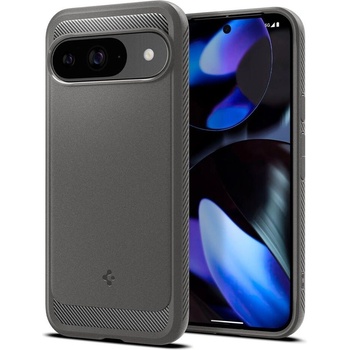 Spigen Противоударен Калъф за Google Pixel 9 Pro/ 9, Spigen Rugged Armor Case, Сив (ACS07783)
