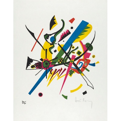 Plagát, Obraz - Kleine Welten I / Small Worlds I (1922), Wassily Kandinsky, 30 × 40 cm