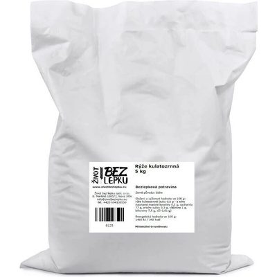 Život bez lepku kulatozrnná ryža 5 kg