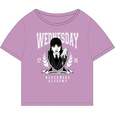 Kiddee Tričko Wednesday Fialová
