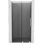 Mexen Velar L плъзгащи се душ врати 110 см, графит, бяло - 871-110-003-41-20 (871-110-003-41-20)