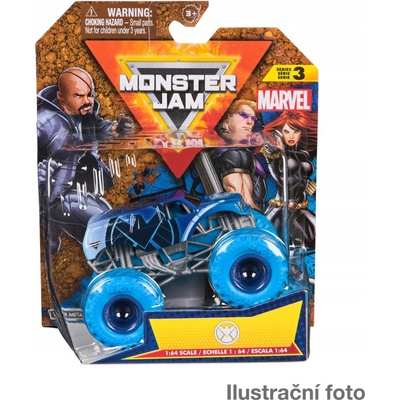 Monster Jam CAPTAIN AMERICA Auta Série 2 truck diecast měřítko Autíčko 1:64