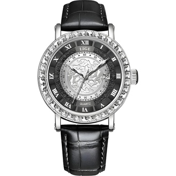 LIGE Часовник lige de-29502 - Черен kp29502 (de-29502)