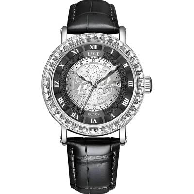 LIGE Часовник lige de-29502 - Черен kp29502 (de-29502)