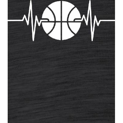 123TRIKO termoska EKG, basketbal, bílý potisk 500 ml