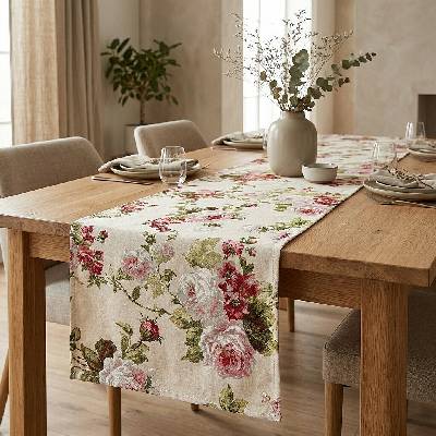 BYTEMA Ubrus a šál RŮŽE ELIANA 45 x 140 cm