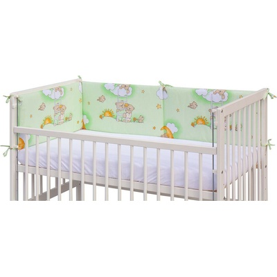 Scarlett Mantinel do postieľky 4-dielny Mráčik zelený