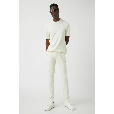 Koton Skinny Fit Jeans Michael Jean bílá krémová