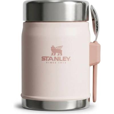 Stanley termoska jídelní se lžící vidličkou Rose Quartz 400 ml
