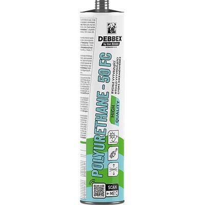 Debbex 31312BD PU 50 FC polyuretanový tmel 600 ml biela