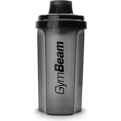 GymBeam Šejkr černý Transparent Black 700 ml