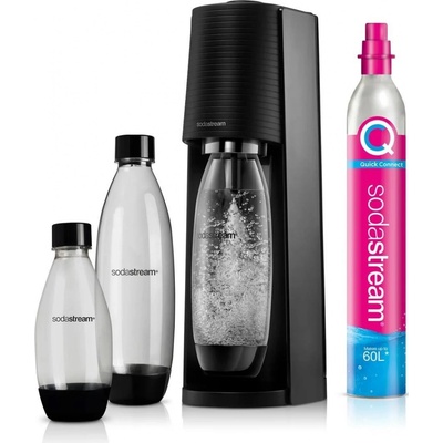 SodaStream Terra Black 3x láhev Fuse, bombička s CO2
