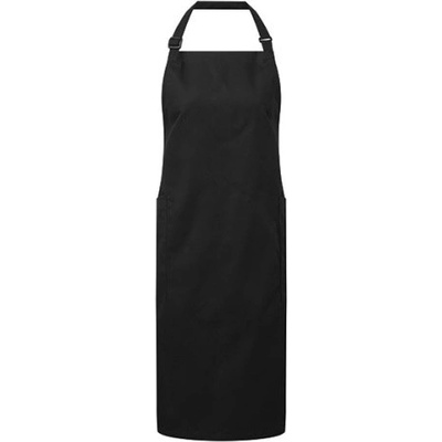 Premier Workwear Zástěra z recyklovaného materiálu a biobavlny PR120 Black 86x72cm