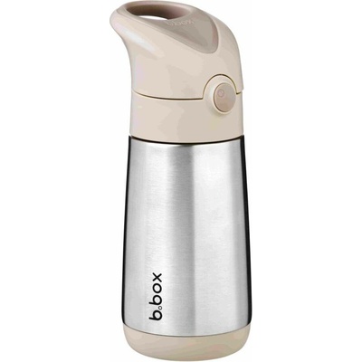 b.box Termoska na pití s brčkem 350 ml béžová