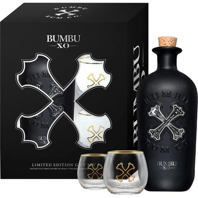 Bumbu XO 40% 0,7 l (dárkové balení 2 sklenice)