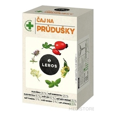 Leros Čaj na priedušky 20 sáčkov