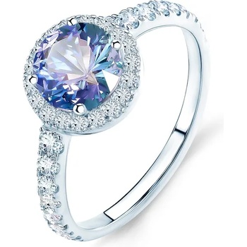 Image 1 of SAVICKI Годежен пръстен This is Love: бяло злато, танзанит