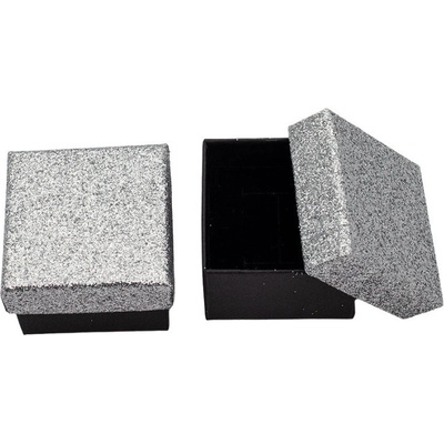 Marebilo dárková krabička 5 x 5 cm stříbrná – Zboží Mobilmania