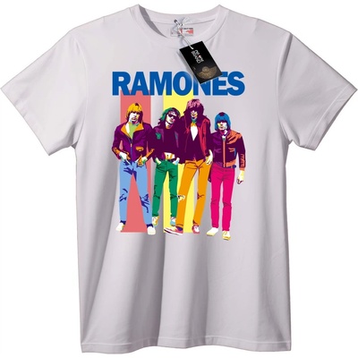 NOONEBRAND Тениска Ramones Band - S, Black