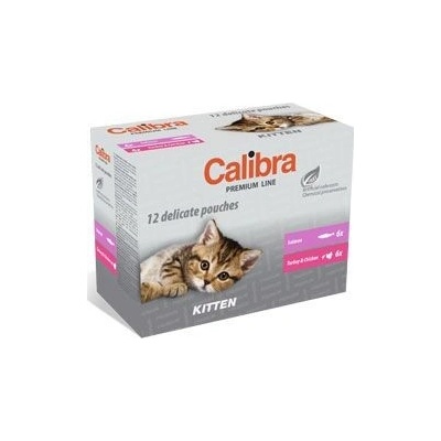 Calibra Cat Premium Kitten 3 x 12 x 100 g