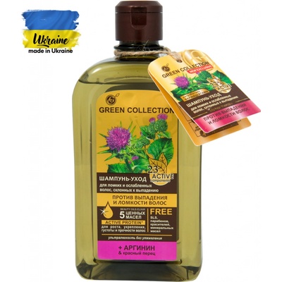 Green Collection šampón na lámavé a vypadávajúce vlasy 500 ml