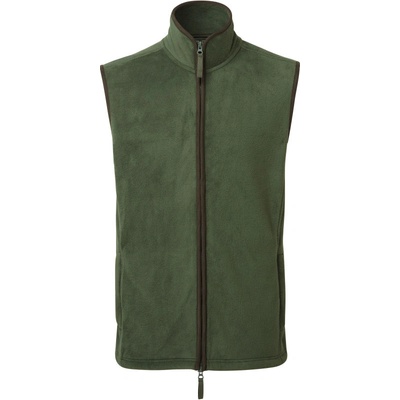 Premier vesta Artisan PR 803 fleecová pánská COT39080317001 zelená mechová/hnědá