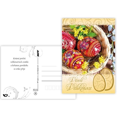 MFP Paper Pohlednice velikonoce 115 A vzor 3