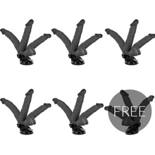 BASECOCK REALISTIC BENDABLE REMOTE CONTROL BLACK 20 CM