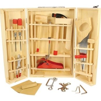 Bigjigs Malý kutil Kufřík s opravdovým nářadím JUNIOR