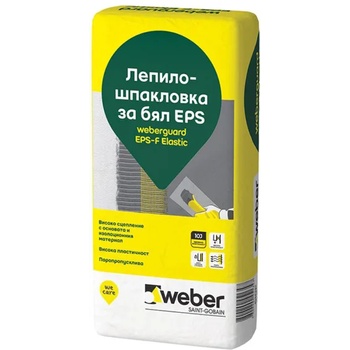 Image 1 of WEBER ЛЕПИЛНО-ШПАКЛОВЪЧНА СМЕС ВЕБЕР 510Р eps-f elastic 25кг (510p)