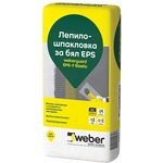 WEBER ЛЕПИЛНО-ШПАКЛОВЪЧНА СМЕС ВЕБЕР 510Р eps-f elastic 25кг (510p)