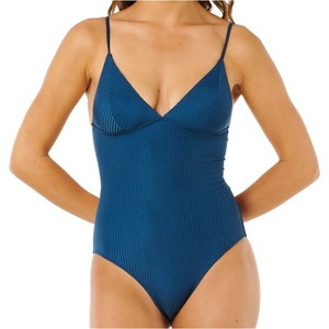 Rip Curl Дамски бански костюм Rip Curl Women's Luxe Surf Good One Piece Swimsuit - Dark Navy (150-5966-0115)