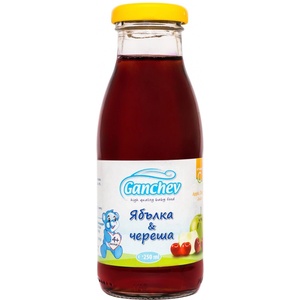 Ganchev Сок Ganchev - Ябълка и череша, 250 ml (17785)