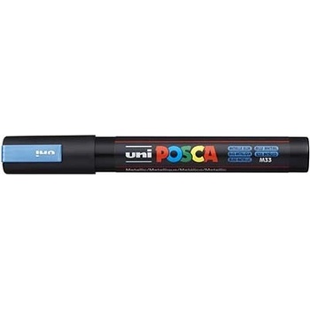 uni Декоративен маркер, 1, 8-2, 5 мм, UNI "Posca PC-5M", син металик 286807000 (286807000)