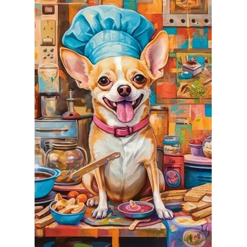 Image 1 of Castorland - Puzzle Dog Chef - 120 piese