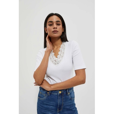 Moodo Дамска тениска Moodo Moodo | Byal | ЖЕНИ | XS