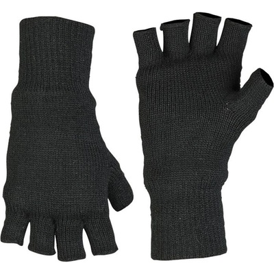 Mil-tec pletené Thinsulate bez prstů černé