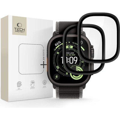 Tech-Protect Szklo hartowane tech-protect glass ring 2-pack apple watch ultra 1 / 2 / 3 (49 mm) black (5906302335640)