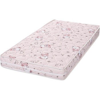 Lorelli Детски матрак с пяна Lorelli - Relax, 60 х 120 х 10 cm, мече балерина, розов (10160165101)