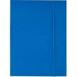 D. Rect A4 cardboard briefcase with elastic band blue 300g D. RECT