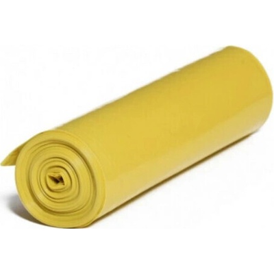 Vrece 120l 70x110 žlté 0,04mm 25ks