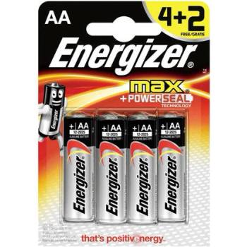 Energizer АЛКАЛНА БАТЕРИЯ max aa 1.5v 4 energizer max aa (7638900437713)