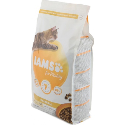 Iams Hairball Kuřecí granule 2 kg